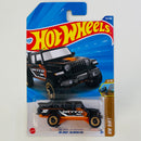 2025 Hot Wheels HW Dirt 20 Jeep Gladiator negro BLOR Tarjeta Internacional - Básico del STH