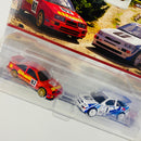 2024 Hot Wheels Premium Car Culture Ford Rally 2 Pack Set de 2 - 87 Ford Sierra Cosworth y 93 Ford Escort RS Cosworth con Llantas de Goma RR