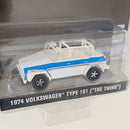 2022 Greenlight Hollywood History Pawn Stars El Precio De La Historia 1974 Volkswagen Type 181 The Thing blanco Llantas de Goma - Detalle Burbuja