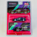 2024 Tarmac Works MiJo Exclusives 1:64 Limited Edition Global64 HKS Toyota GR86 negro Llantas de Goma