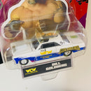1998 Racing Champions WCW World Championship Wrestling Nitro Streetrods Limited Edition 1/19,998 Bill Goldberg 1966 Chevy Nova blanco