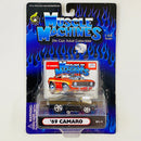 2000 Maisto Muscle Machines 69 Camaro Chevrolet negro con Tarjeta Coleccionista