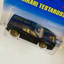 1996 Hot Wheels Gold Medal Speed Ferrari Testarossa 35 negro metálico LW