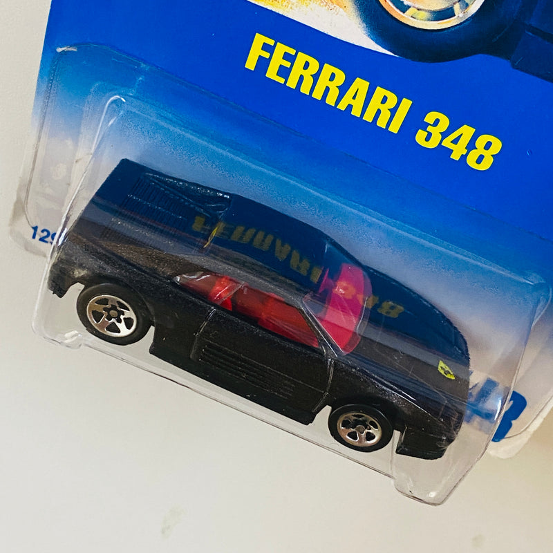 1995 Hot Wheels Ferrari 348 443 negro metálico 5SP