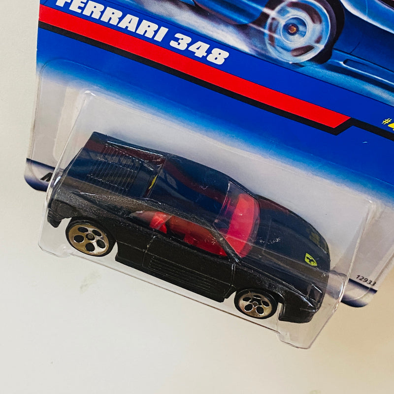 1998 Hot Wheels Ferrari 348 443 negro metálico 5DOT