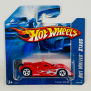 2007 Hot Wheels All Stars Ferrari 333 SP rojo con flamas 5SP