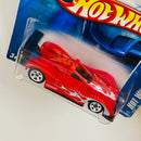 2007 Hot Wheels All Stars Ferrari 333 SP rojo con flamas 5SP