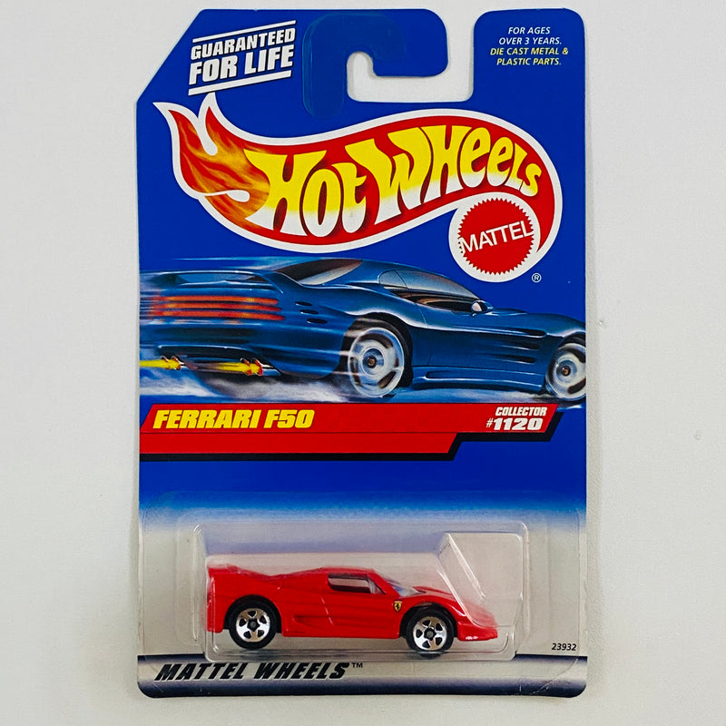 1999 Hot Wheels Ferrari F50 Challenge 1120 rojo 5SP Primera Edición