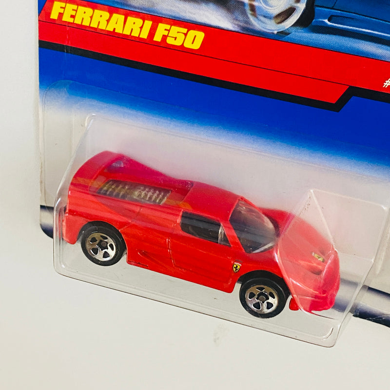 1999 Hot Wheels Ferrari F50 Challenge 1120 rojo 5SP Primera Edición