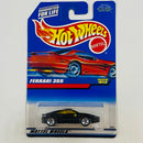 1998 Hot Wheels Ferrari 355 813 negro 5SP base ZAMAC