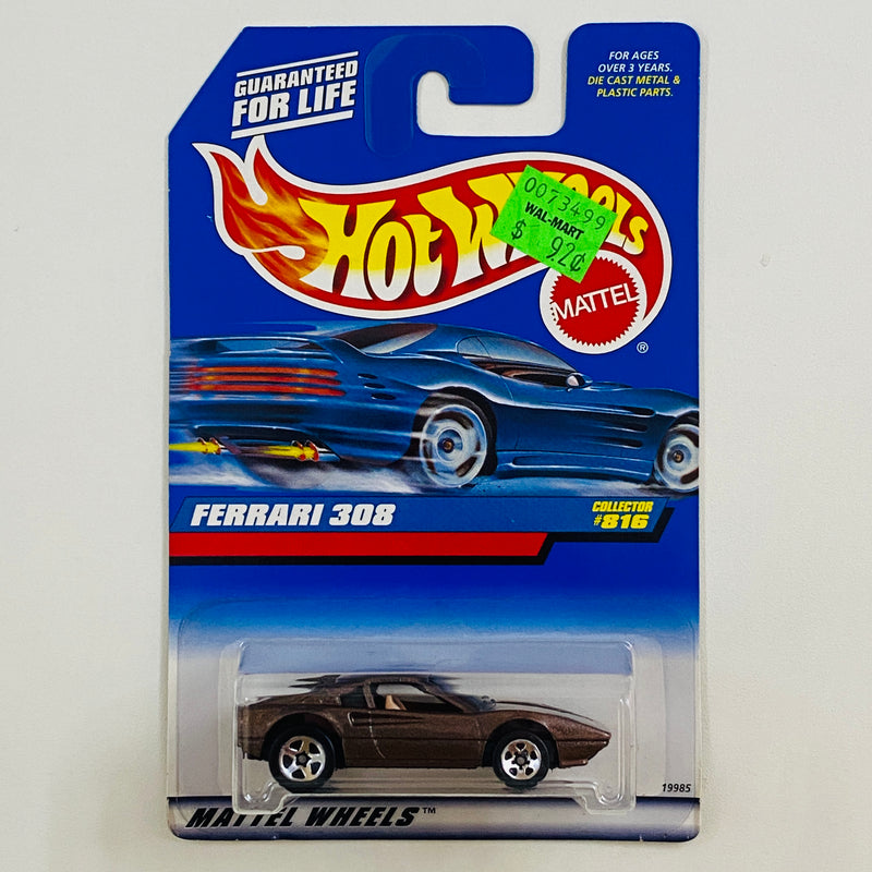 1998 Hot Wheels Ferrari 308 816 marrón metálico 5SP