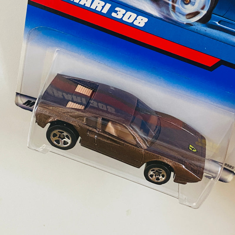1998 Hot Wheels Ferrari 308 816 marrón metálico 5SP