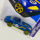 2013 Hot Wheels HW Showroom Corvette Grand Sport azul metálico MC5
