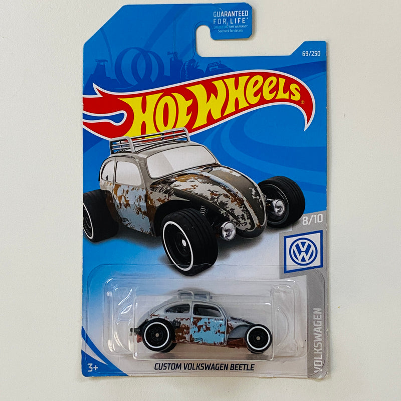 2019 Hot Wheels Custom Volkswagen Beetle gris ST8