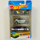2025 Hot Wheels Multipack Exclusive 3 Pack Set de 3 - McLaren P1, 2012 Volkswagen Beetle y 1988 Ford T-Bird