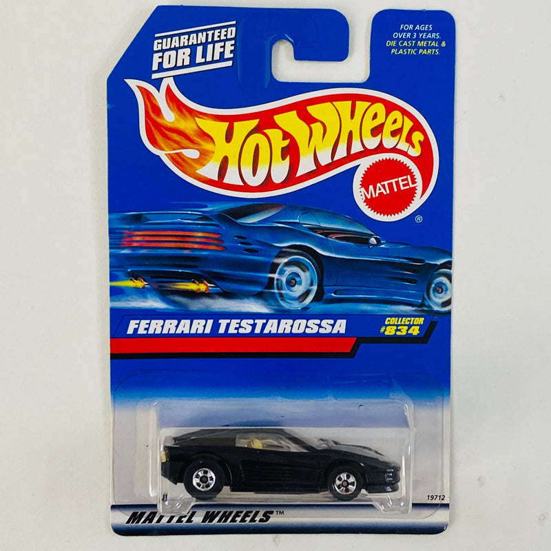 1998 Hot Wheels Ferrari Testarossa 834 negro BW