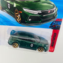 2026 Hot Wheels Nightspeed 2018 Honda Civic Type R verde metálico Y5