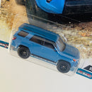 2023 Hot Wheels Premium Car Culture HW Off Road 2018 Toyota 4Runner azul Llantas de Goma RR