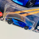 2023 Hot Wheels Premium Boulevard 23 Nissan Z azul metálico Llantas de Goma RR