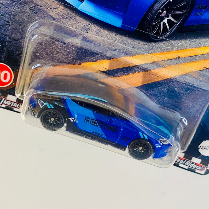 2023 Hot Wheels Premium Boulevard 23 Nissan Z azul metálico Llantas de Goma RR
