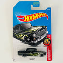 2017 Hot Wheels HW Flames 55 Chevy negro con flamas MC5