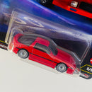 2025 Hot Wheels Premium Car Culture Ronin Run II 89 Toyota Supra rojo Llantas de Goma RR