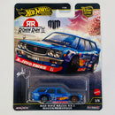 2025 Hot Wheels Premium Car Culture Ronin Run II Mad Mike Mazda RX-3 Wagon azul Llantas de Goma RR Primera Edición