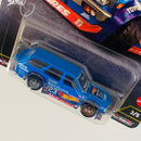 2025 Hot Wheels Premium Car Culture Ronin Run II Mad Mike Mazda RX-3 Wagon azul Llantas de Goma RR Primera Edición