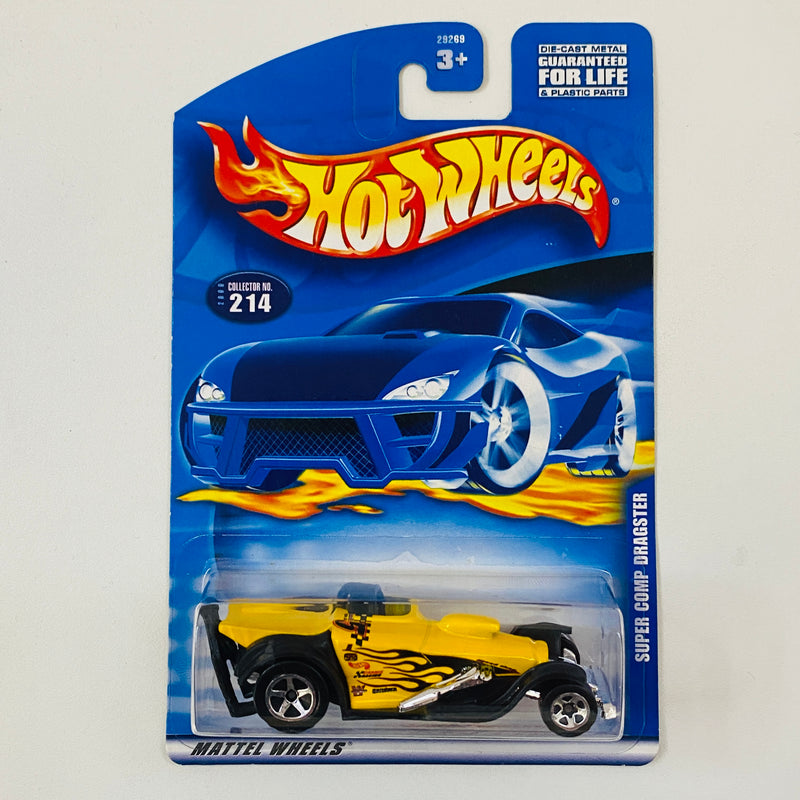 2000 Hot Wheels Super Comp Dragster 214 amarillo 5SP