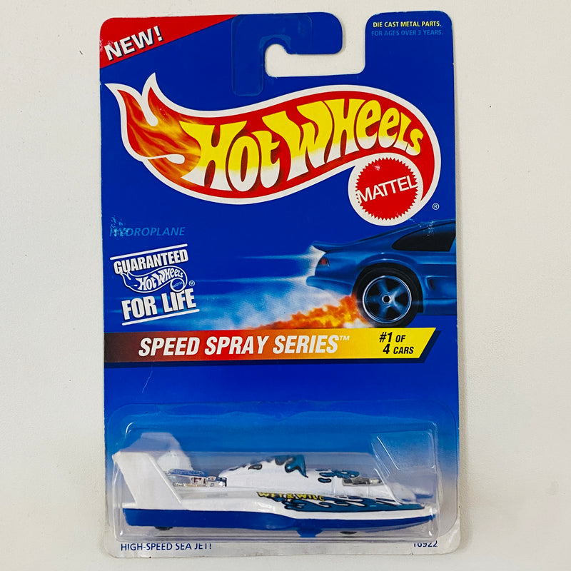 1997 Hot Wheels Speed Spray Series Hydroplane blanco MGW