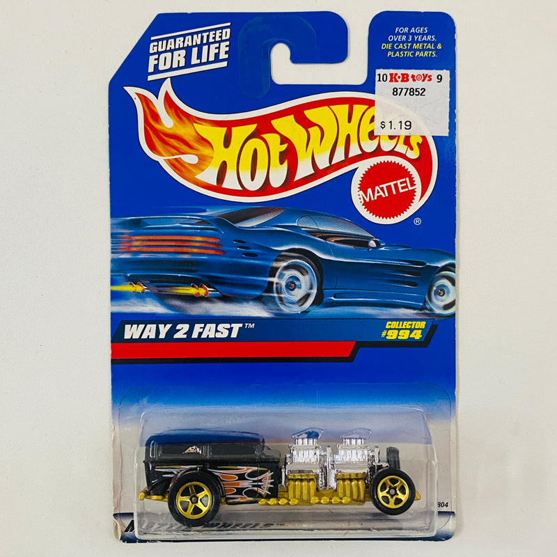 1999 Hot Wheels Way 2 Fast 994 negro 5SP