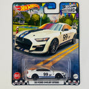 2023 Hot Wheels Premium Boulevard 20 Ford Mustang Shelby GT500 blanco Llantas de Goma RR
