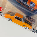 2023 Hot Wheels Premium Boulevard 73 Holden Monaro GTS naranja Llantas de Goma RR Primera Edición