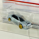 2023 Hot Wheels Premium Car Culture Subaru 2 Pack Set de 2 - Subaru Impreza WRX y 16 Subaru WRX STI con Llantas de Goma RR