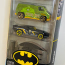2026 Hot Wheels Batman 5 Pack Set de 5 - 1989 Batmobile, Armored Truck, 70s Van, Blvd Bruiser, Batplane