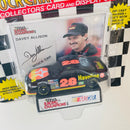 1993 Racing Champions Stock Car NASCAR Davey Allison 28 Texaco Havoline Ford Thunderbird negro Llantas Goodyear