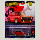 2024 Hot Wheels Premium Car Culture Japan Historics 4 73 Honda Civic Custom rojo Llantas de Goma RR