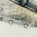 2021 Hot Wheels Premium Euro Fast Fast & Furious Rápidos y Furiosos Aston Martin DB5 plata metálico Llantas de Goma RR base ZAMAC
