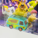 2025 Hot Wheels Premium Pop Culture Scooby Doo The Mystery Machine turquesa Llantas de Goma RR base ZAMAC