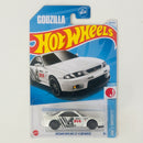 2024 Hot Wheels HW J-Imports Godzilla Nissan Skyline GT-R BCNR33 blanco 10SP