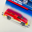 1998 Hot Wheels Dodge Ram 1500 rojo 5DOT