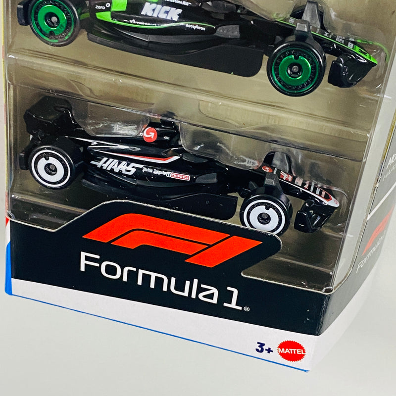 2025 Hot Wheels Formula 1 5 Pack Set de 5 - McLaren F1 Team, BWT Alpine F1 Team, Visa Cash App RB F1 Team, Stake F1 Team Kick Sauber, MoneyGram Haas F1 Team