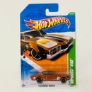 2011 Hot Wheels Treasure Hunts 68 Olds 442 Oldsmobile marrón metálico MC5