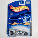 2001 Hot Wheels Skull & Crossbones Screamin Hauler plata 5SP base ZAMAC