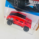 2025 Hot Wheels HW Dirt Hummer Humvee rojo BLOR base ZAMAC