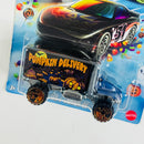 2026 Hot Wheels Halloween Series Baja Hauler azul metálico Skull