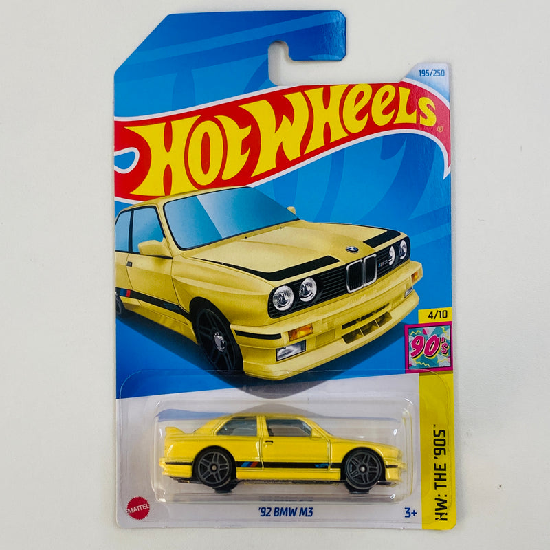 2024 Hot Wheels HW The 90s 92 BMW M3 amarillo PR5