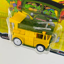 2024 Hot Wheels Premium Pop Culture Teenage Mutant Ninja Turtles Tortugas Ninja TMNT Party Wagon amarillo Llantas de Goma RR