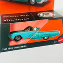 2025 Matchbox Moving Parts 1963 Ford Thunderbird celeste Primera Edición