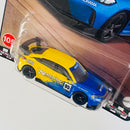 2024 Hot Wheels Premium Boulevard 24 Honda Civic Type-R amarillo con azul Llantas de Goma RR Primera Edición